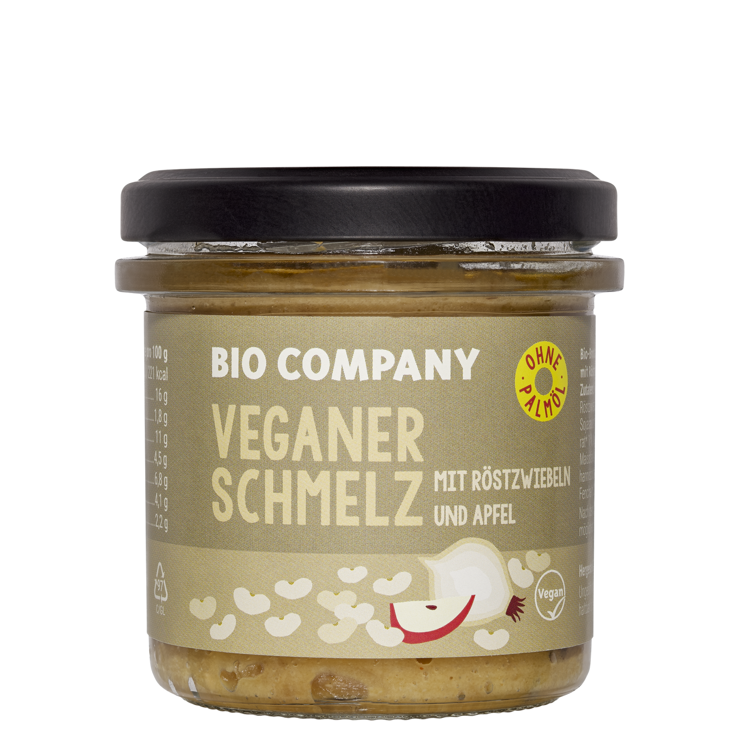 Biocompany Veganer Schmelz mit Röstzwiebeln 135g