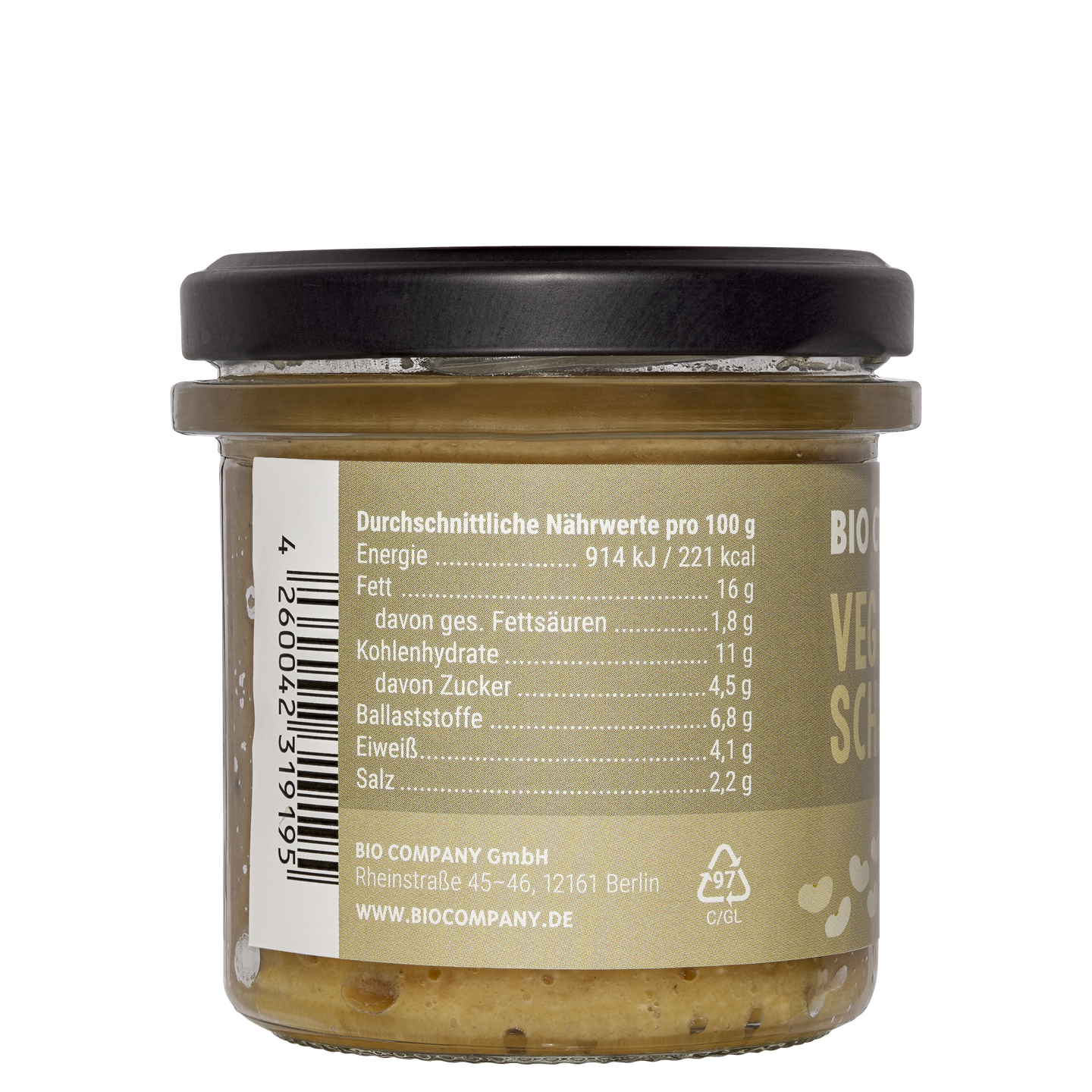 Biocompany Veganer Schmelz mit Röstzwiebeln 135g