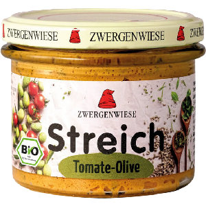 Zwergenwiese Streich Tomate-Olive 180g