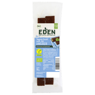 Eden Veganer Snack nach Art Landjäger 70g