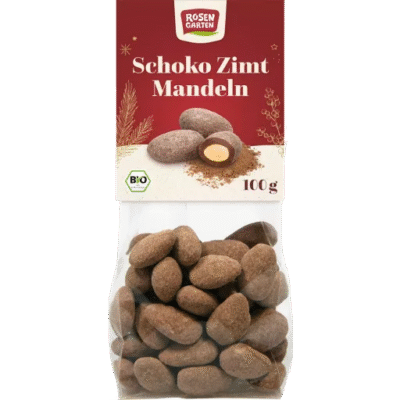 Rosengarten Schoko Zimt Mandeln 100g