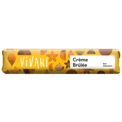 Vivani Crème Brûlée Schokoriegel 40g
