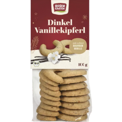 Rosengarten Dinkel Vanille Kipferl 100g