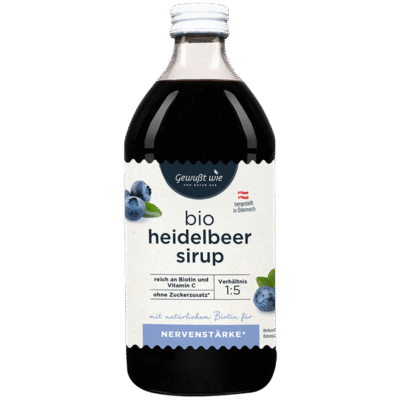 Gewußt Wie Sirup Heidelbeer 500ml