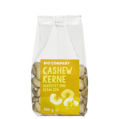 Biocompany Cashewkerne geröstet und gesalzen 100g