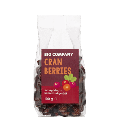 Biocompany Cranberries gesüßt 100g