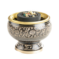 Berk Netzräuchergefäß schwarz/gold