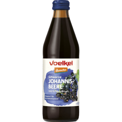 Voelkel Schwarze Johannisbeere Saft 0,33l