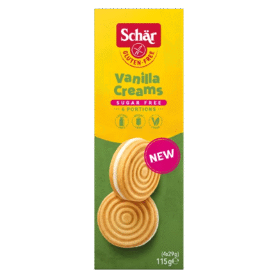 Schär Vanilla Creams glutenfrei zuckerfrei 115g