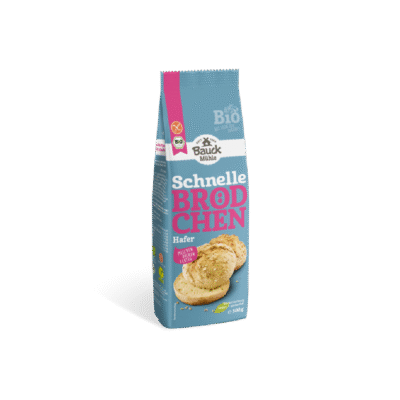 Bauck Backmischung Schnelle Brötchen Hafer glutenfrei 500g