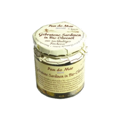 Pan do Mar Gebratene Sardinen in Bio-Olivenöl 220g