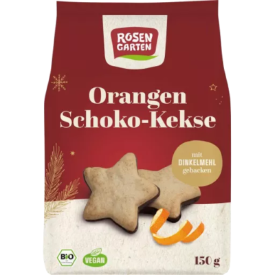 Rosengarten Orangen Kekse Zartbitter 150g