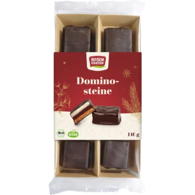 Rosengarten Dominosteine Zartbitter 140g