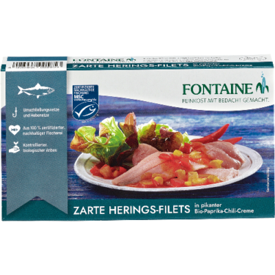 Fontaine Heringsfilets Paprika 200g
