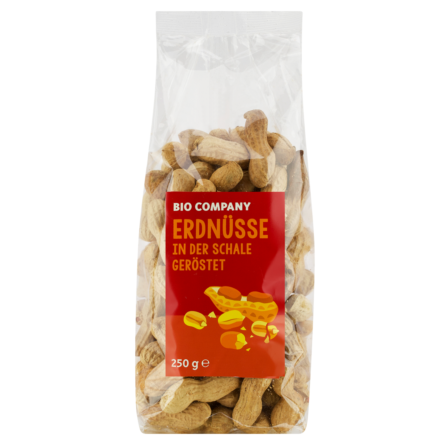 Biocompany Erdnüsse in der Schale, geröstet 250g