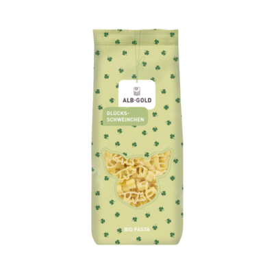 AlbGold Glückschweinchen Pasta Motivnudeln 250g