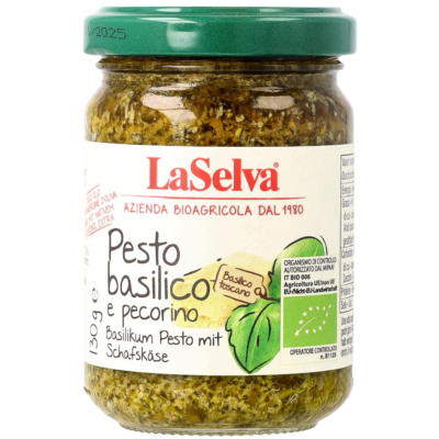 LaSelva Pesto Basilikum mit Schafskäse 130g