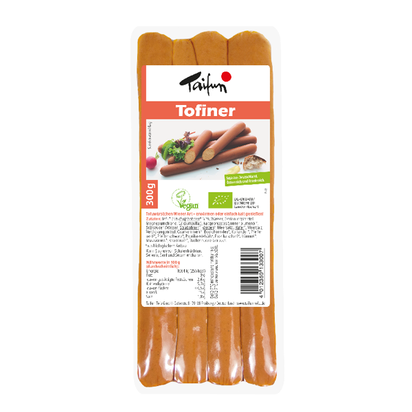Taifun Tofiner Tofuwürstchen 300g