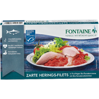 Fontaine Heringsfilets Tomate 200g