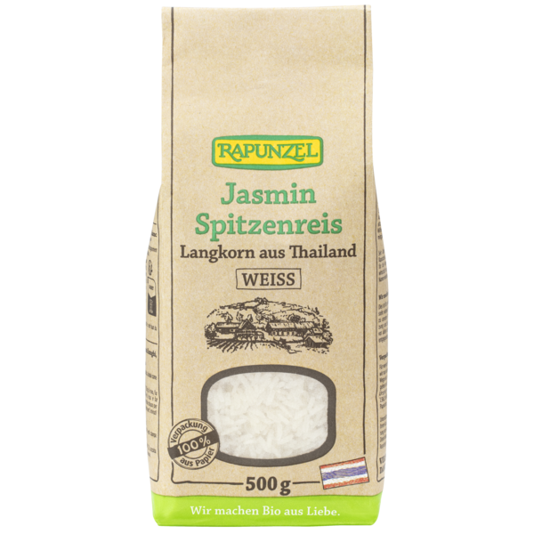 Rapunzel Jasmin Reis Weiss 500g