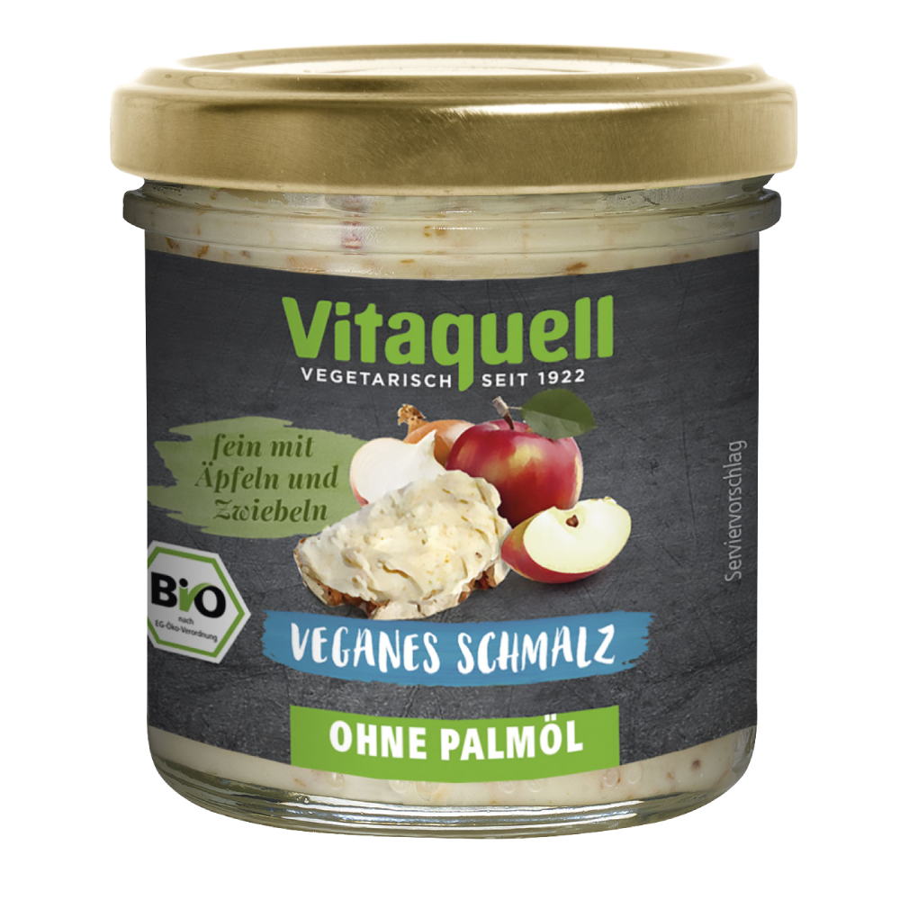 Vitaquell Veganes Schmalz ohne Palmöl 120g