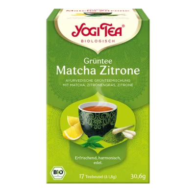 Yogi Tea Grüntee Matcha Zitrone Tee 17 FB