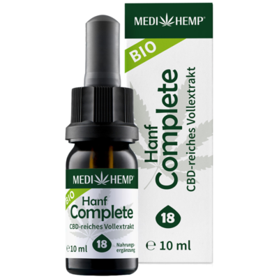 Medihemp Hanf Complete Tropfen 18% CBD bio 10ml