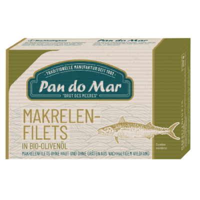 Pan do Mar Makrelenfilet in Olivenöl 120g