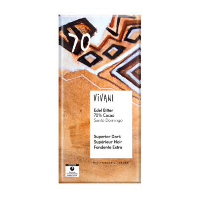 Vivani Tafel Edel Bitter 70% Santo Domingo vegan 80g