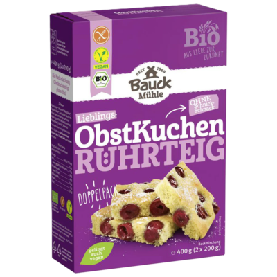Bauck Lieblings Obstkuchen Rührteig 2x200g