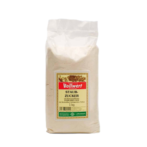 Vollkraft Rohrohrzucker-Staubzucker fein Bio 1Kg