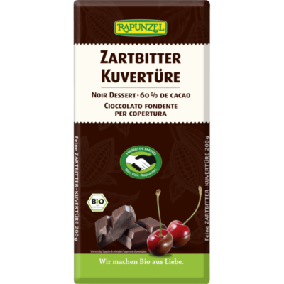 Rapunzel Zartbitter Kuvertüre 200g
