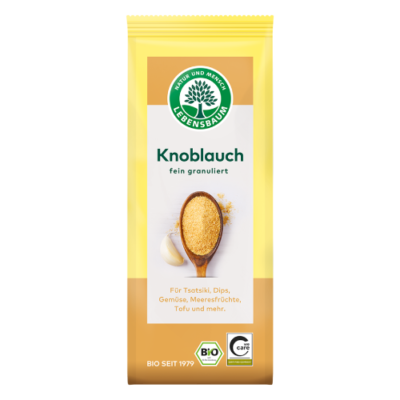 Lebensbaum Knoblauch, fein granuliert 70g