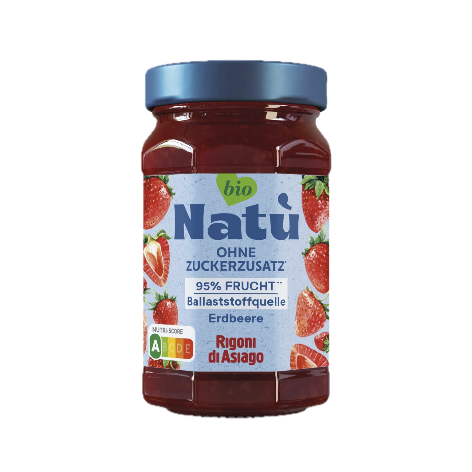 Rigoni di Asiago Natù Erdbeere Fruchtaufstrich 240g