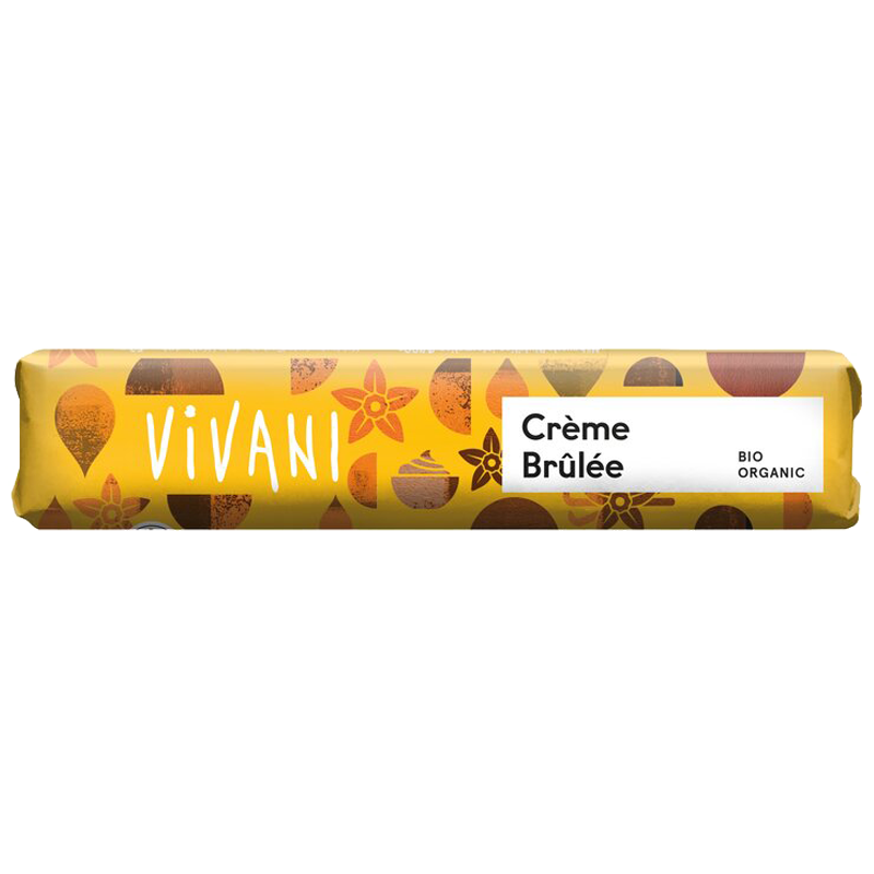 Vivani Crème Brûlée Schokoriegel 40g
