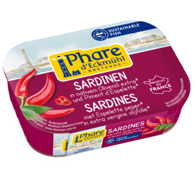 Phare d’Eckmühl Sardinen m. Piment d'Espe 100g