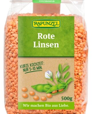 Rapunzel Linsen rot 500g