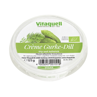 Vitaquell Creme Gurke-Dill 125g