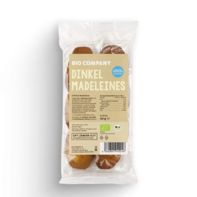 Biocompany Madeleines, Dinkel 135g