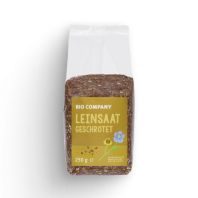 Biocompany Leinsaat geschrotet 250g