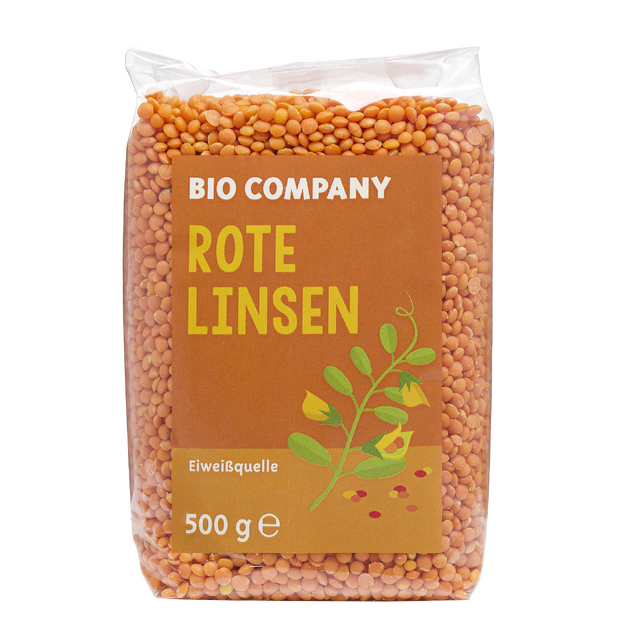 Biocompany Linsen Rot 500g