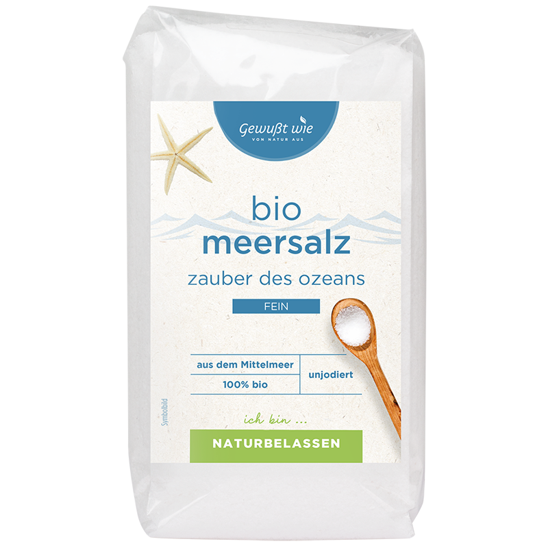 Gewußt Wie Meersalz fein, bio 1kg