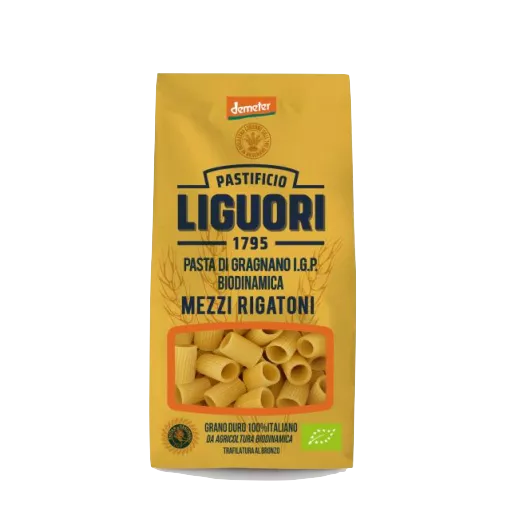 Liguori Pastificio Mezzi Rigatoni hell 400g