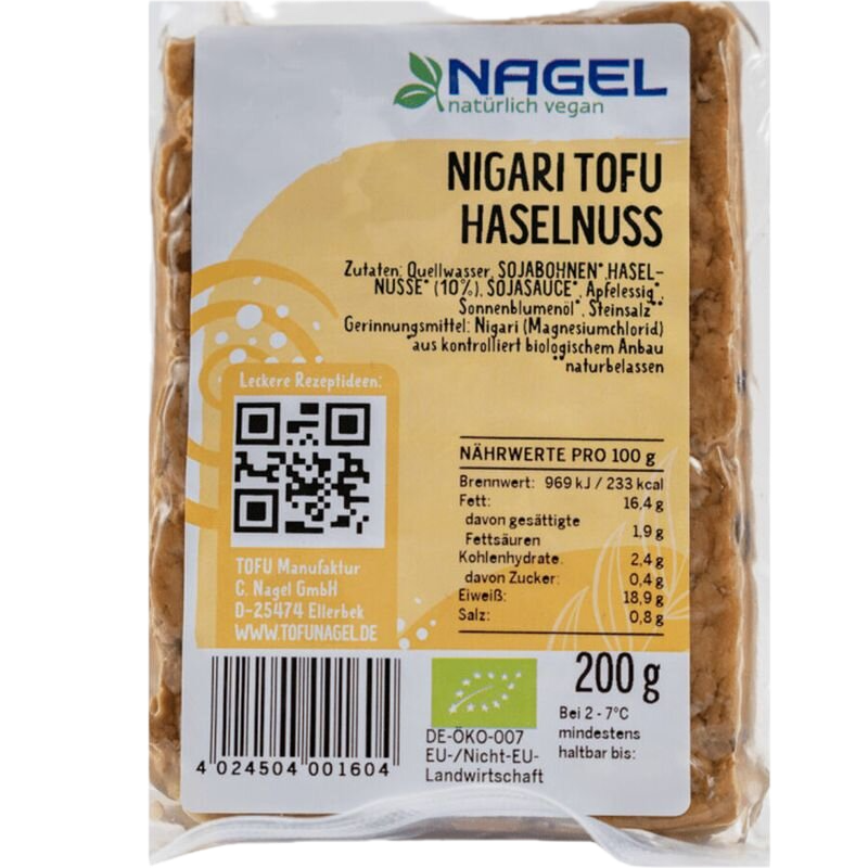 Nagel Nigari Tofu Haselnuss 200g