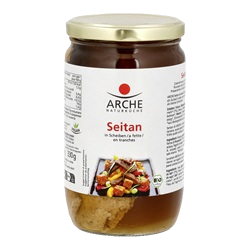 Arche Seitan Scheiben in Sojasauce 650g