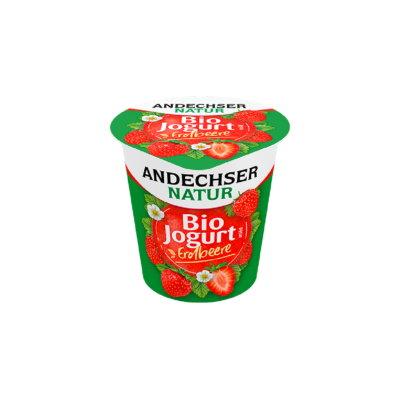 Andechser Fruchtjoghurt Erdbeere BIOLAND 3,8% 150g