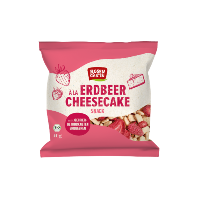 Rosengarten Erdbeer Cheesecake Snack 40g