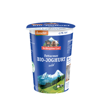 Berchtesgadener Land Bioghurt fettarm 1,7% Becher 500g