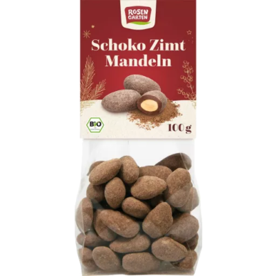 Rosengarten Schoko Zimt Mandeln 100g