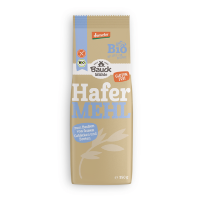Bauck Hafermehl Vollkorn glutenfrei 350g